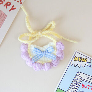 Small/Medium plush crochet bibs clothes outfits - MXM-45